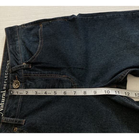 Womens Bass Pro Shop Natural Reflections Denim Blue Jean Straight Leg 12P EUC - Picture 8 of 11